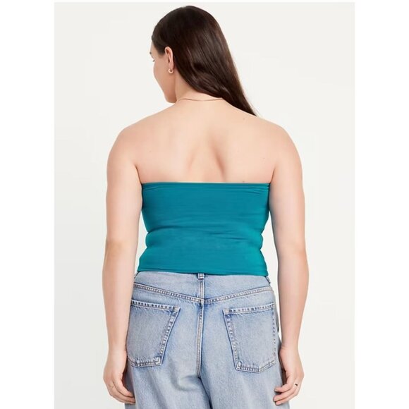 Old Navy Double-Layer Tube Tank Top Women's Size XXL Fermented Jade New with Tag - Picture 3 of 6